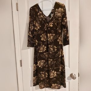 B moss Brown Dress